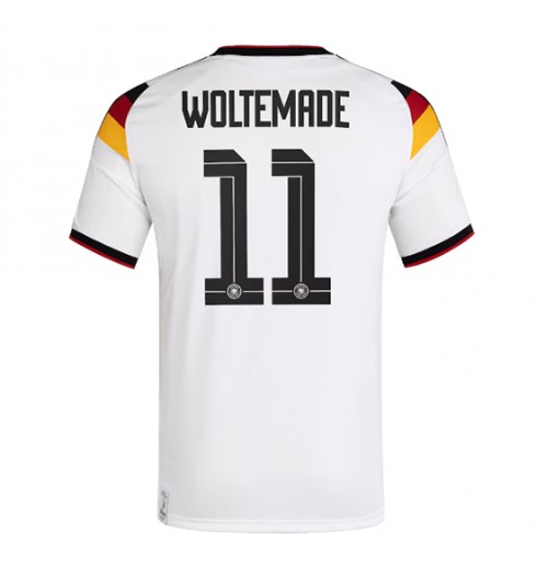 Německo Nick Woltemade #11 Domácí Dres MS 2026 Krátký Rukáv Německo Nick Woltemade #11 Domácí Dres MS 2026 Krátký Rukáv
